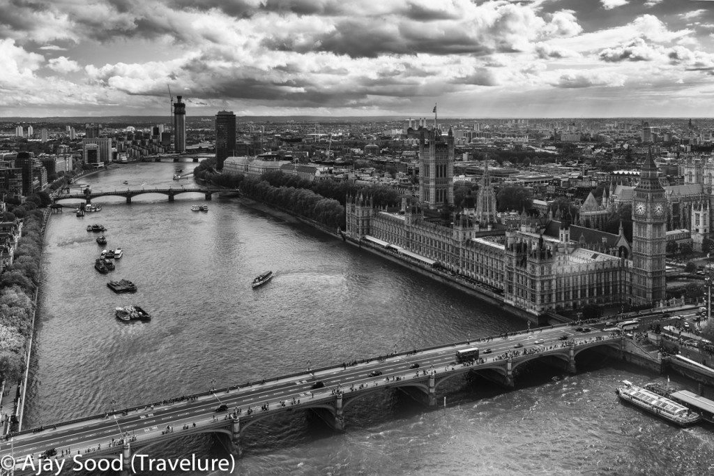 London Cityscape with Thames in the foreground