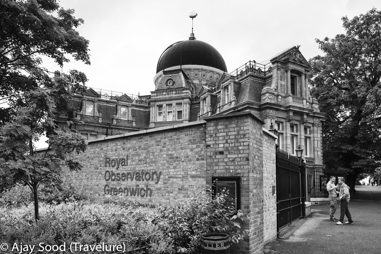 Royal Observatory marks the prime meridien