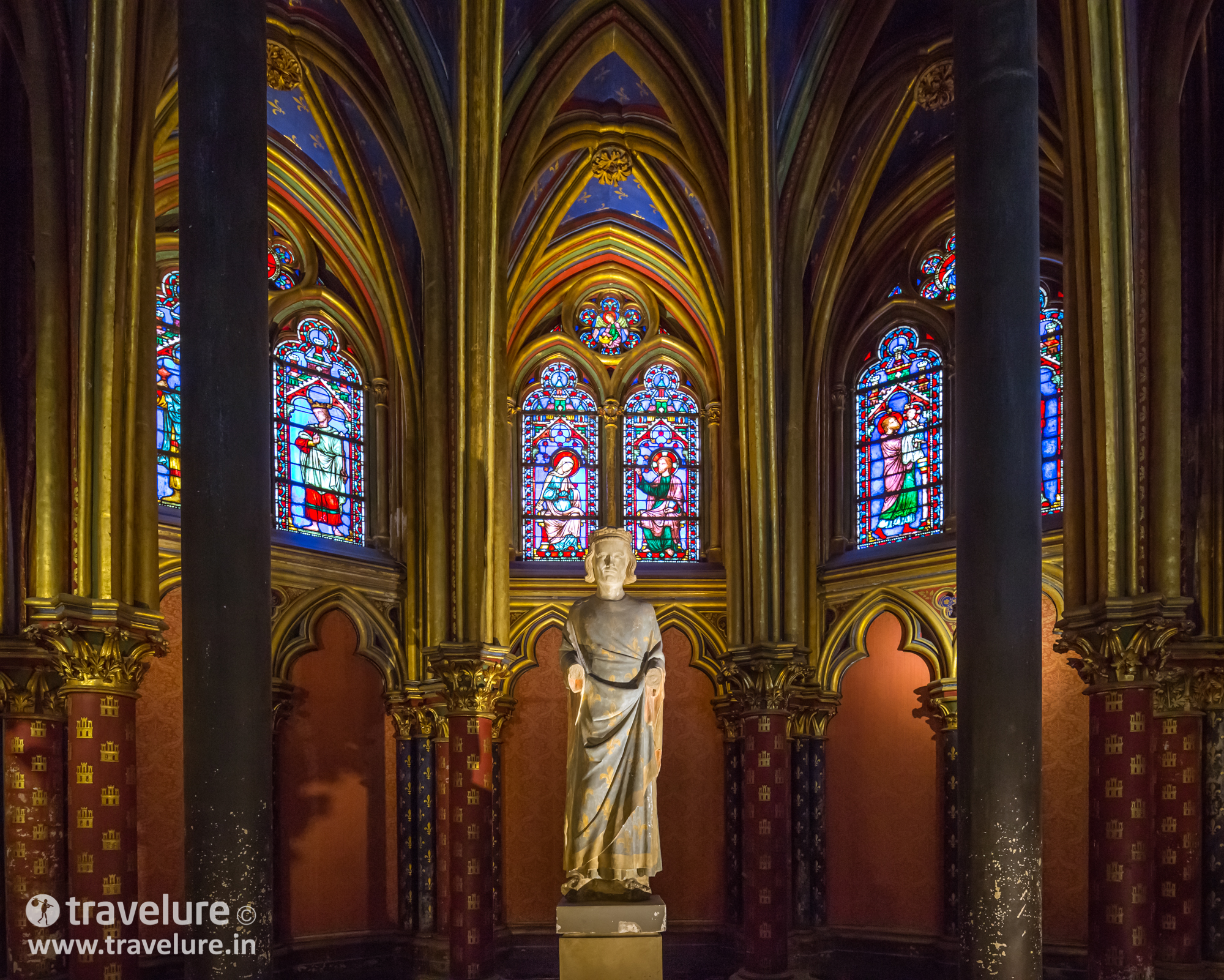 Inside Sainte Chapelle from Paris Instagram Roundup