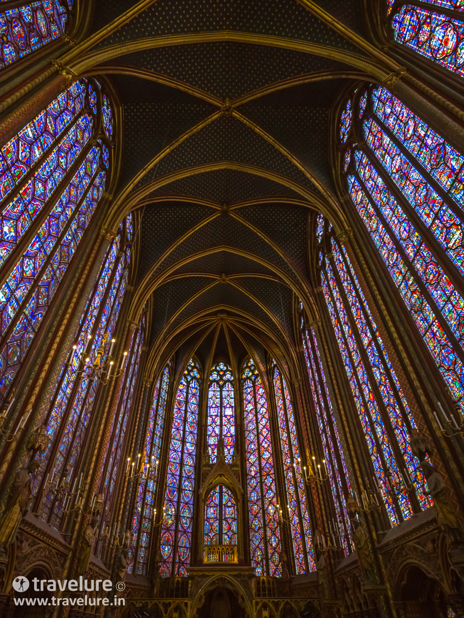 View of Sainte Chapelle Interior in Paris Instagram Roundup