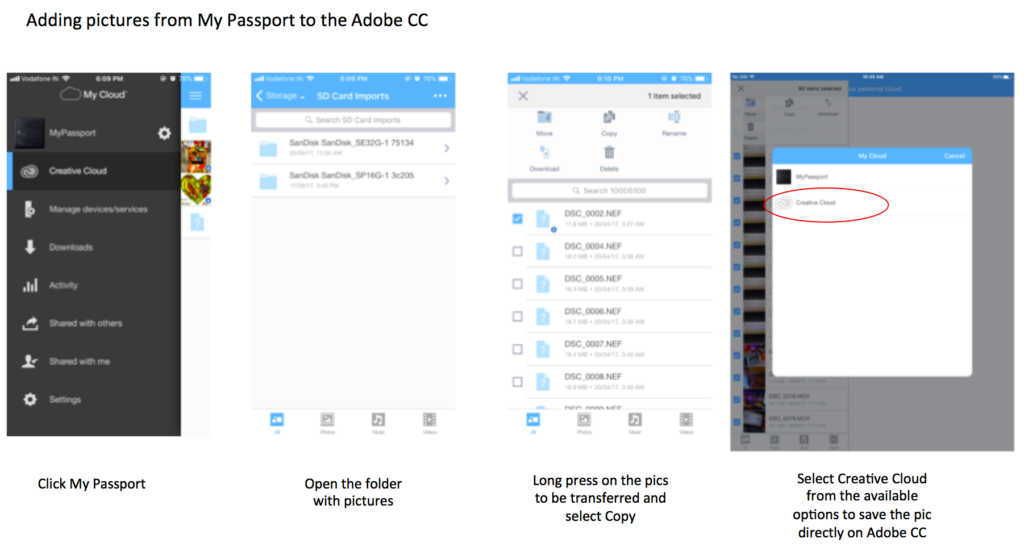 WD My Passport Wireless Pro For Travel Photographers - Transfer to the cloud