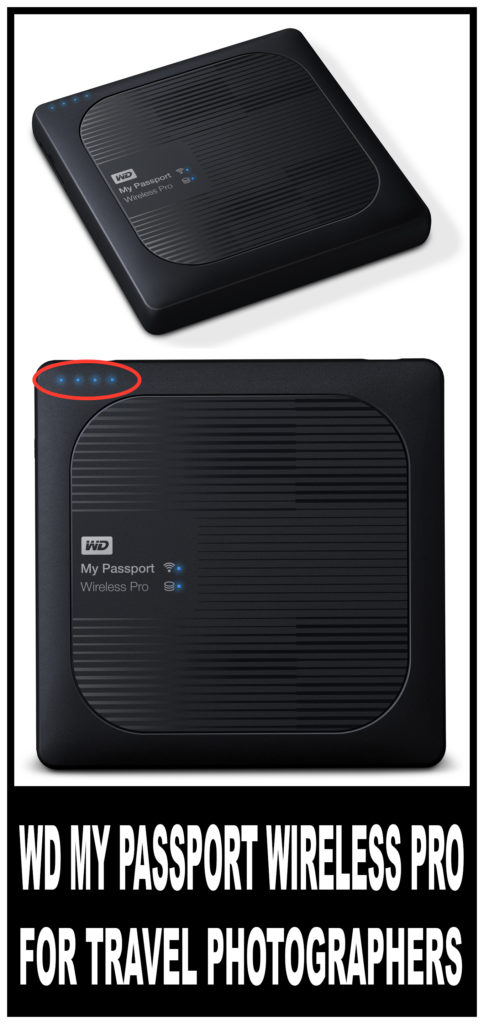 WD My Passport Wireless Pro For Travel Photographers