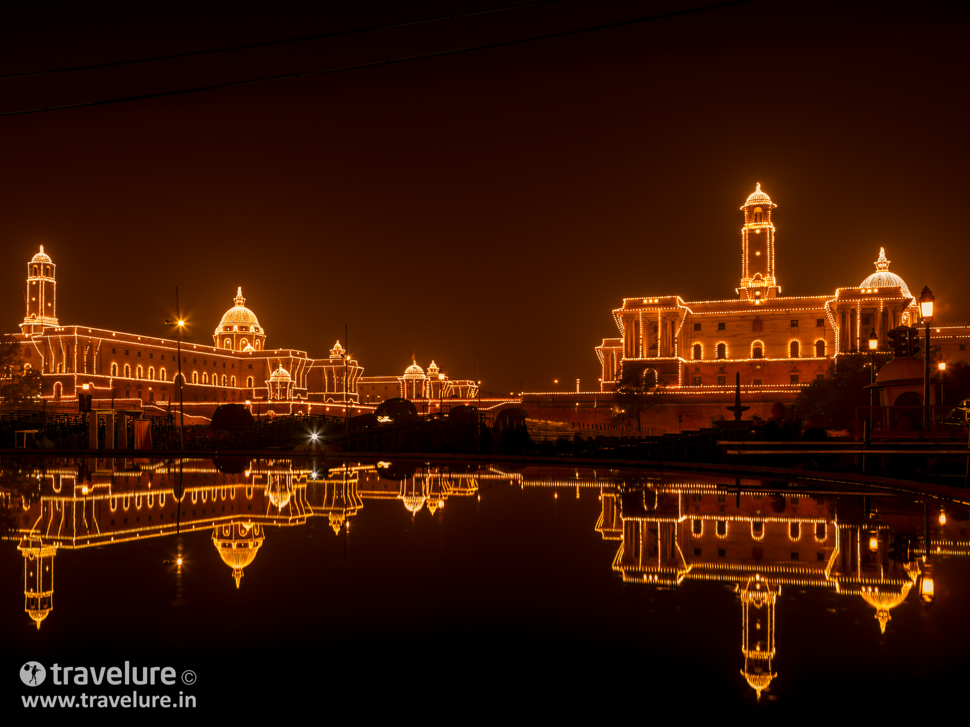 Republic Day Illumination at President's House in Instagram Roundup - Classic Delhi