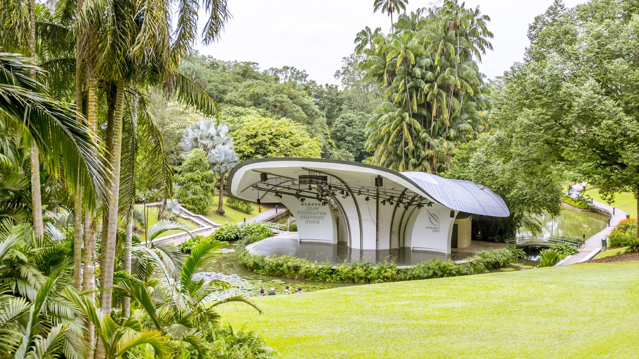 Singapore Botanic Gardens - A Forest in the City also hosts musical performances