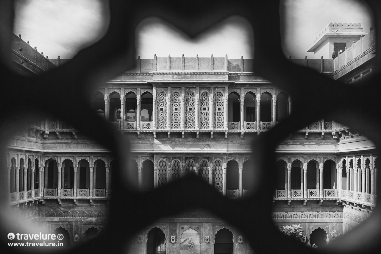 A view from the jaali in Narendra Bhawan Bikaner – An Ideal Haveli