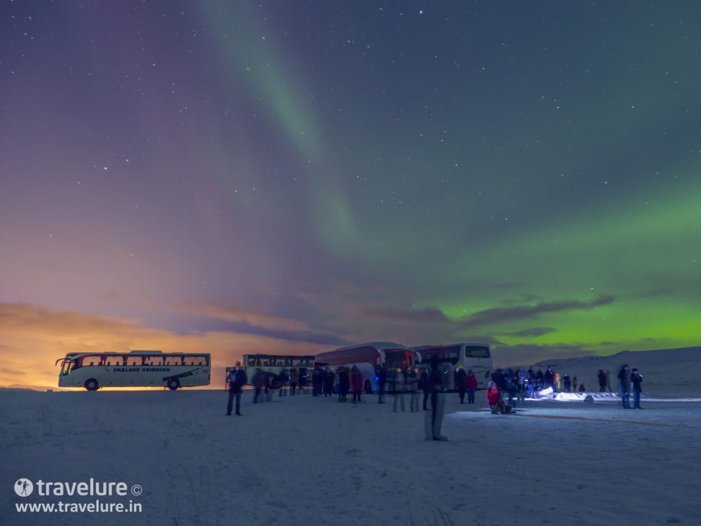 Green, Purple, Orange Northern Lights near Reykjavik - Instagram Roundup - Iconic Iceland. Northern Lights near Reykjavik. Iceland blew my mind with the diverse facets of nature it offers. I hope you enjoy Instagram Roundup – Iconic Iceland as much as my other Instagram roundups. - Travelure © #Iceland #Glacier #Langjökull #Reykjavik #NorthernLights #Aurora