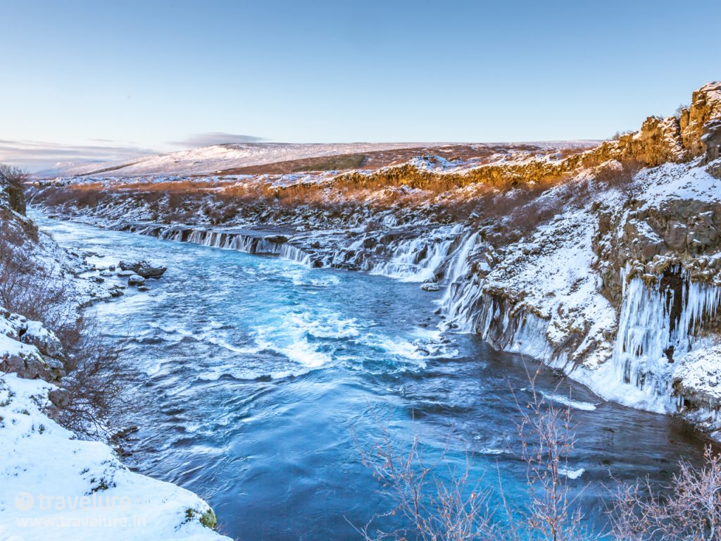 Iceland blew my mind with the diverse facets of nature it offers. I hope you enjoy Instagram Roundup – Iconic Iceland as much as my other Instagram roundups. - Travelure © - Instagram Roundup - Iconic Iceland #Iceland #Snowmobile #Glacier #Langjökull Barnafoss Waterfall - Instagram Roundup - Iconic Iceland