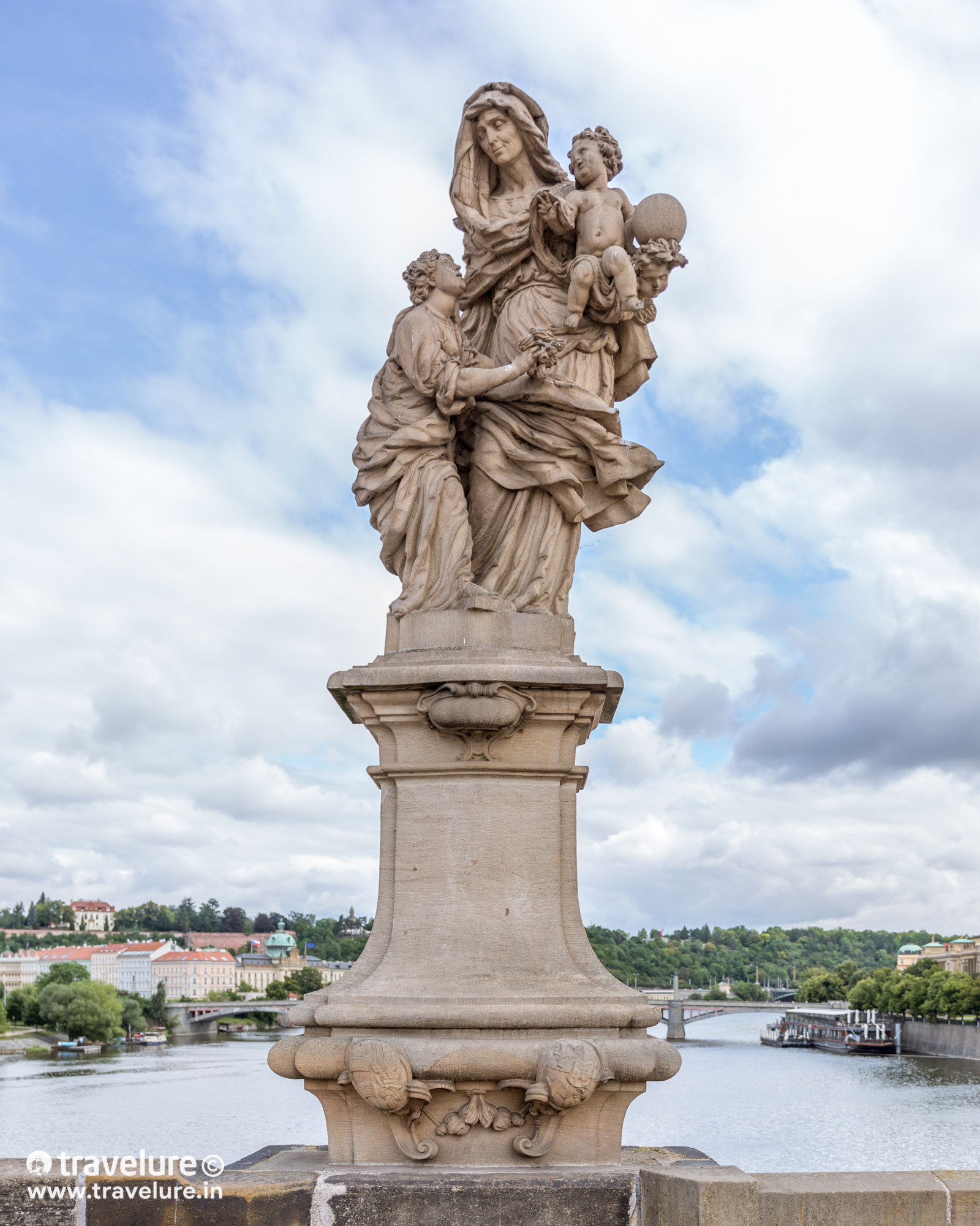 The Statue of St. Anne. Czech out 35 stunning images from one of the most scenic destinations in Eastern Europe - Prague. Special mention: Charles bridge & its 30 statues! #Prague #Czechia #CzechRepublic #Instagram Instagram Roundup Prague Czech Republic