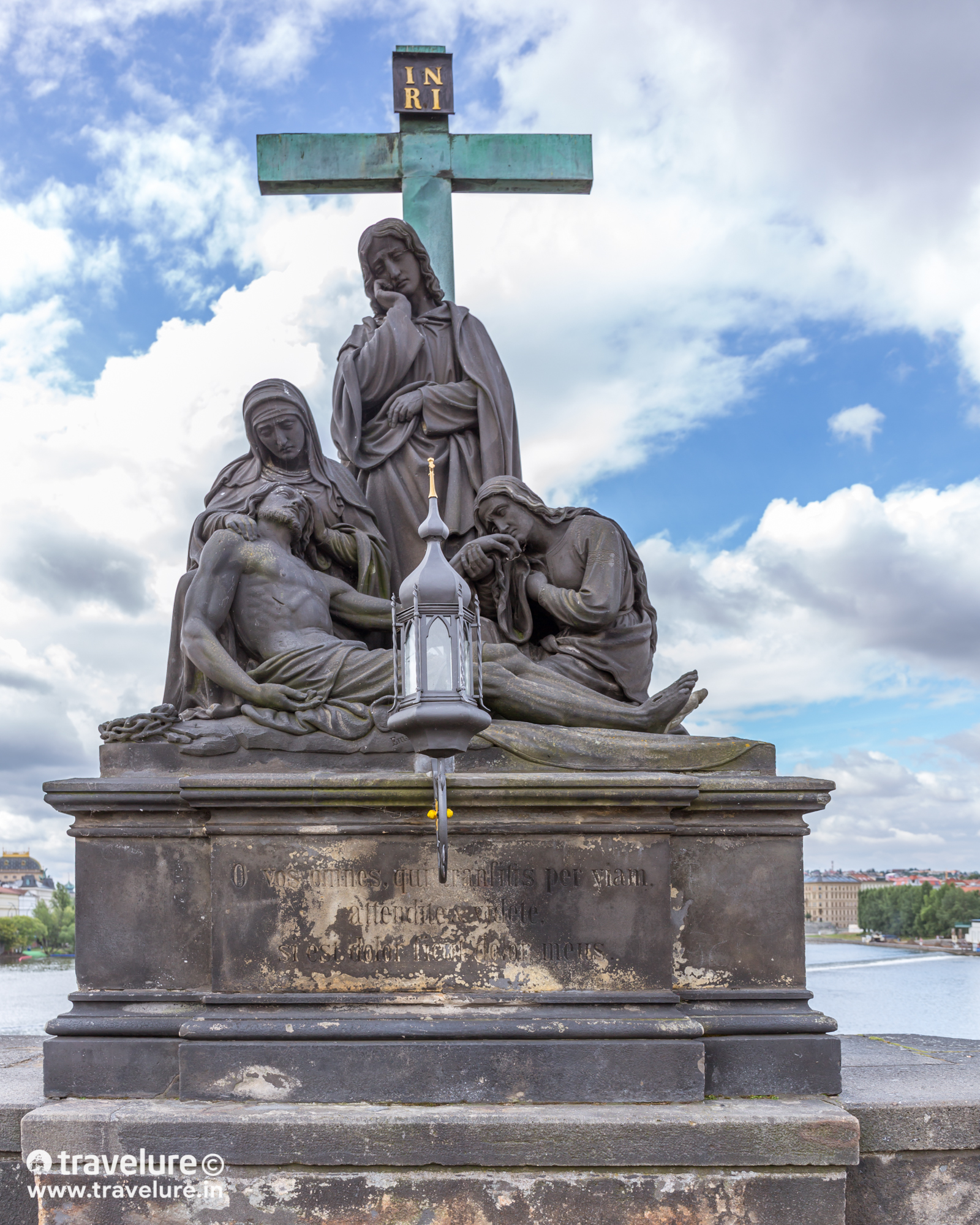 Statue of Pietà. Czech out 35 stunning images from one of the most scenic destinations in Eastern Europe - Prague. Special mention: Charles bridge & its 30 statues! #Prague #Czechia #CzechRepublic #Instagram Instagram Roundup Prague Czech Republic