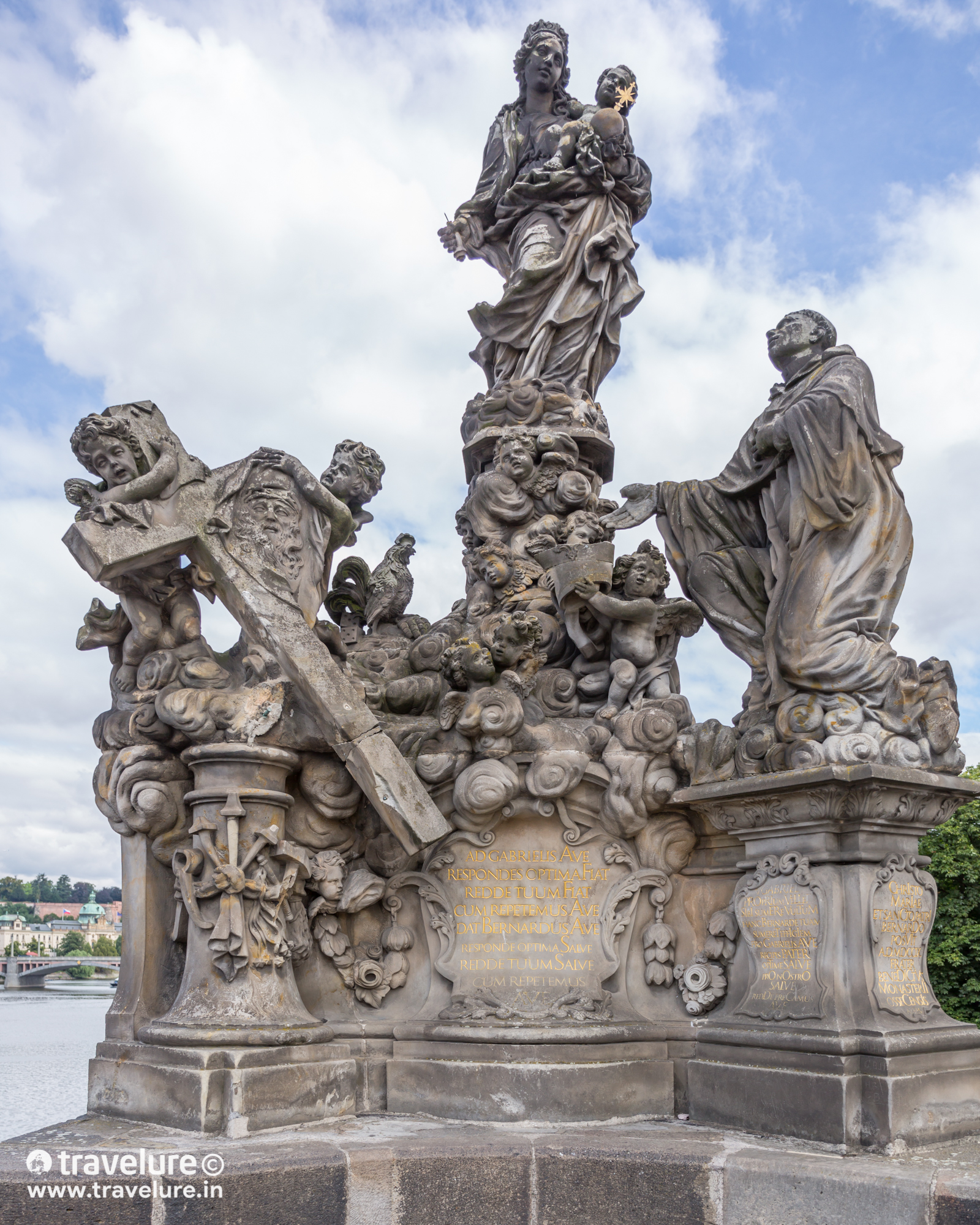 The Statue of the Madonna attending to St. Bernard. Czech out 35 stunning images from one of the most scenic destinations in Eastern Europe - Prague. Special mention: Charles bridge & its 30 statues! #Prague #Czechia #CzechRepublic #Instagram Instagram Roundup Prague Czech Republic