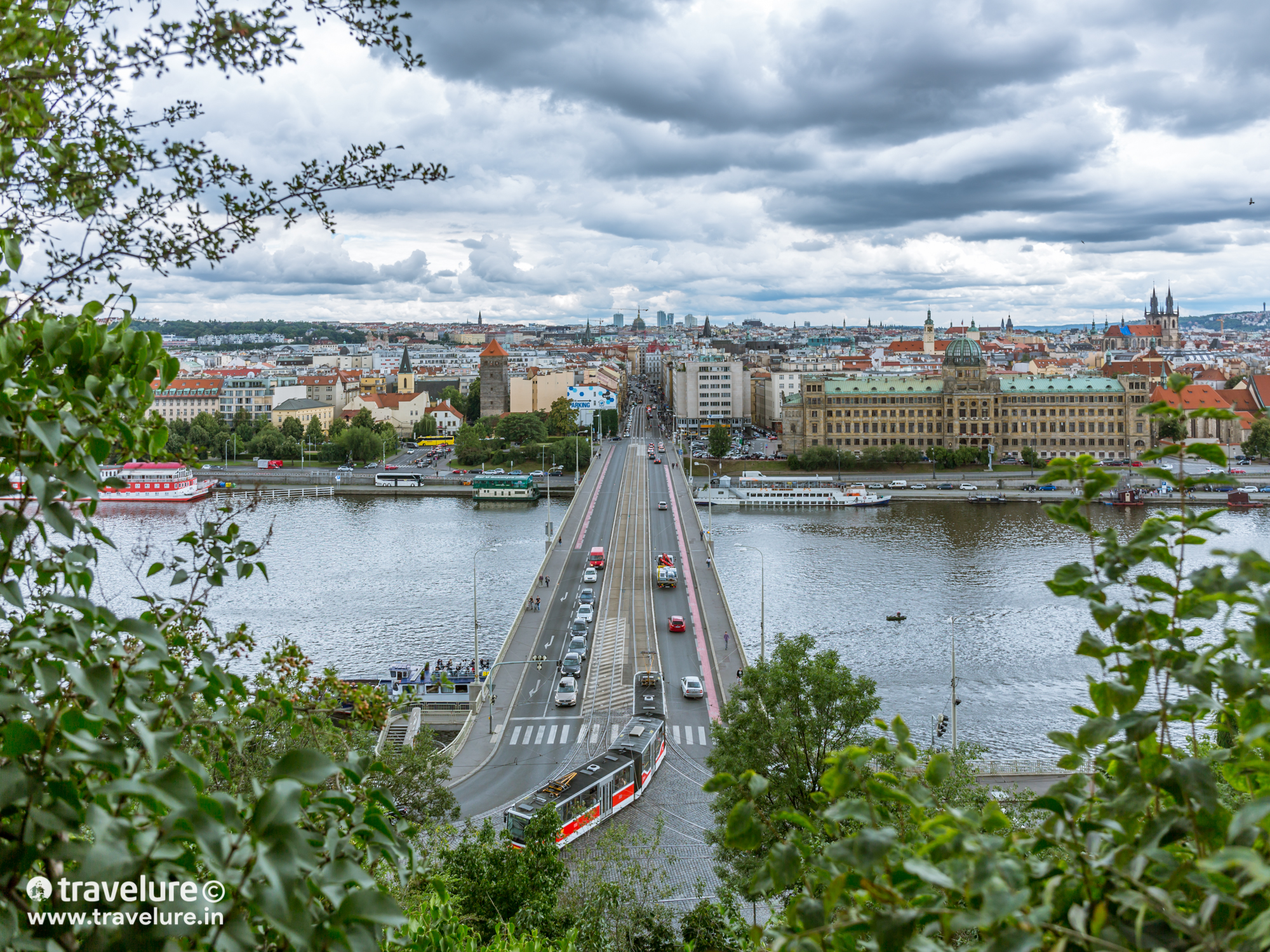 Štefánikův Most (Bridge) shot from Letna Park, Prague. Czech out 35 stunning images from one of the most scenic destinations in Eastern Europe - Prague. Special mention: Charles bridge & its 30 statues! Instagram Roundup Prague Czech Republic #Prague #Czechia #CzechRepublic #Instagram