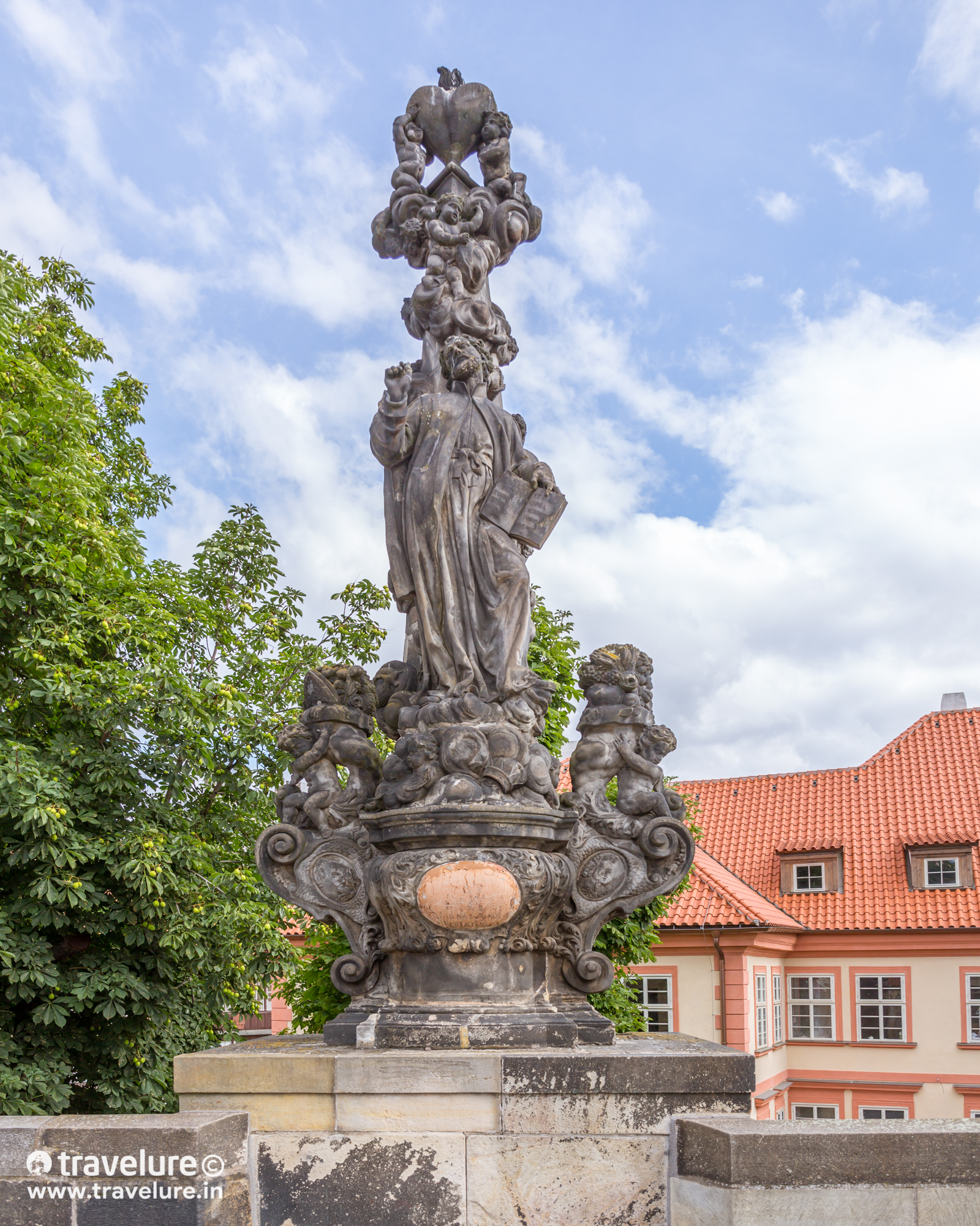 The Statue of St. Cajetan. Czech out 35 stunning images from one of the most scenic destinations in Eastern Europe - Prague. Special mention: Charles bridge & its 30 statues! #Prague #Czechia #CzechRepublic #Instagram Instagram Roundup Prague Czech Republic