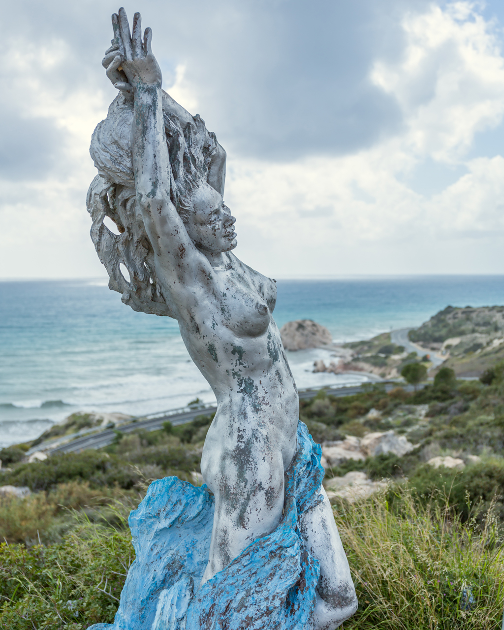 A sculpted manifestation of Aphrodite installed in a restaurant near Aphrodite’s birthplace. Cyprus is replete with both scenic beauty and advanced infrastructure. As a nation, it takes pride in upholding its traditional cultural practices. It also houses the mythical birthplace of Aphrodite - the Greek goddess of love. Discover all this and more in the photo essay – Postcards from Cyprus. #PostcardsFromCyprus #Cyprus #Postcards #CyprusPhotoEssay