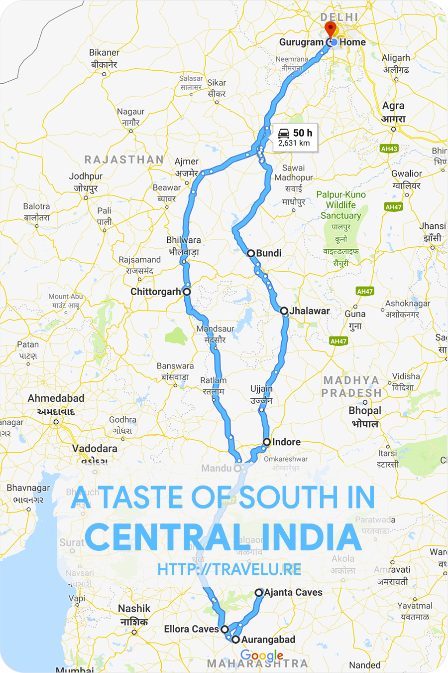 A Taste of South in Central India