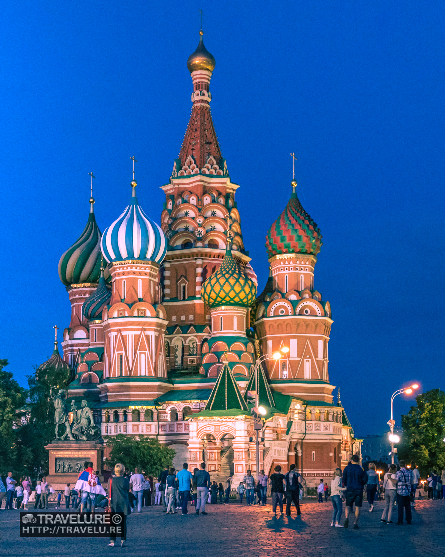 St Basil's Cathedral, Red Square, at the blue hour