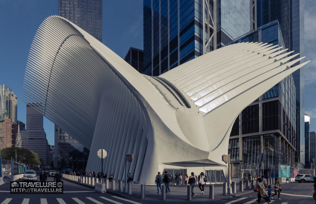 Exterior of Oculus Transportation Hub NYC - Travelure ©