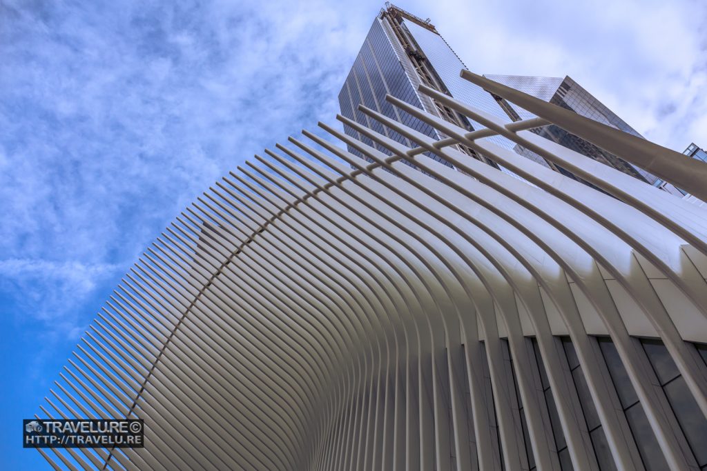 The ribbed wingtip of Oculus Transportation Hub NYC - Travelure ©