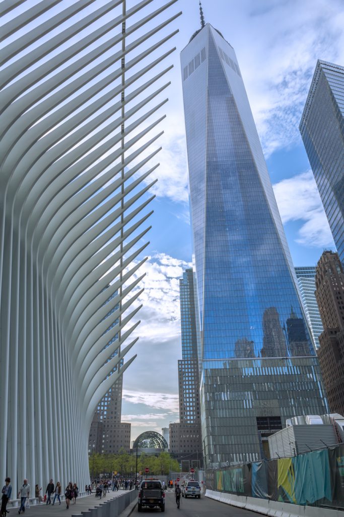 The ribbed wingtip of Oculus Transportation Hub NYC - Travelure ©