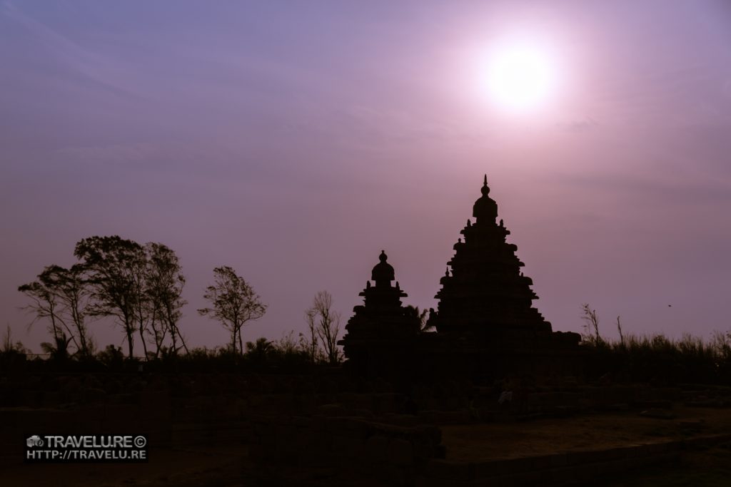 Silhouette of Shore Temple Mahabalipuram Tamilnadu