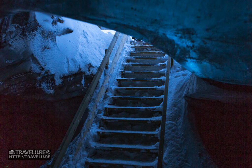 An ice cave in the middle of nowhere in Langjökull