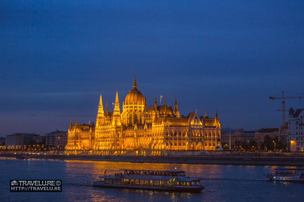 You could walk across to Hungarian Parliament from the Underground M1 Budapest