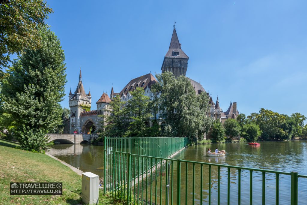 Vajdahunyad Castle is located in City Park and can be accessed through the Underground M1