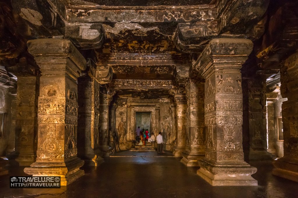 Sanctum sanctorum of Kailasa Temple (Cave #16) - Ellora Caves Maharashtra India - Travelure ©