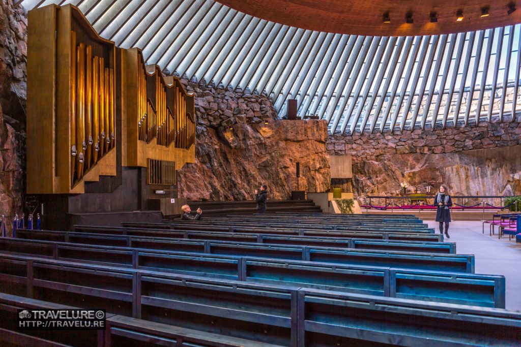 Organ in the Rock Church Helsinki