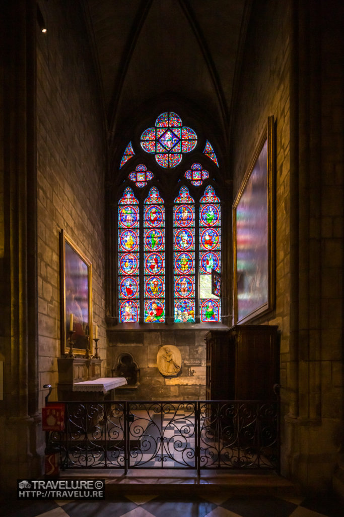 Some of the stunning stained glass work in Notre-Dame Cathedral - Travelure ©