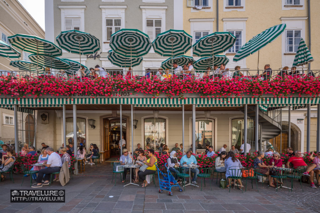 A cafe in Salzburg City Centre - Hohensalzburg Fortress Salzburg Austria - Travelure ©