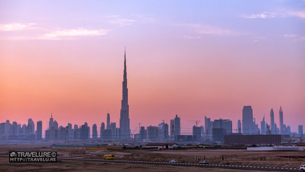 Other skyscrapers around Burj Khalifa look puny in comparison.