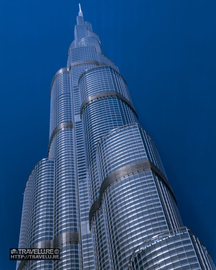 An unusual view from inside, as you make your way to the elevator that takes you to 'At The Top'