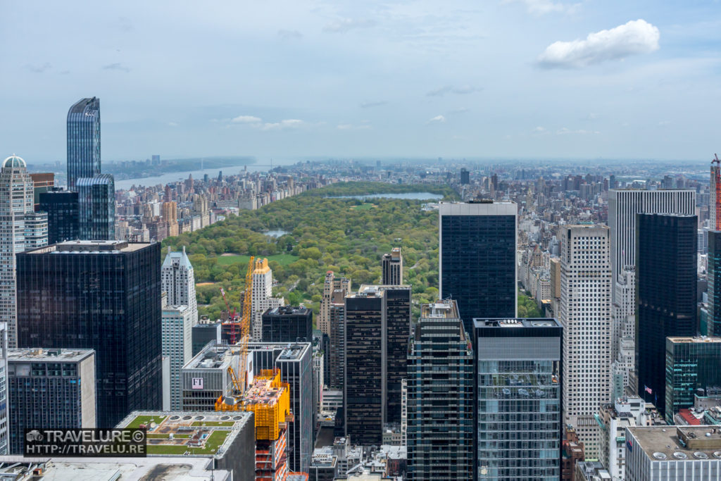 View of the park from the Top of the Rock (Rockefeller Center) - Travelure ©