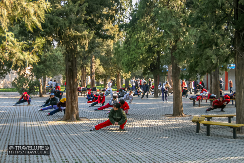 Morning work-outers engaged in their workout - Travelure ©