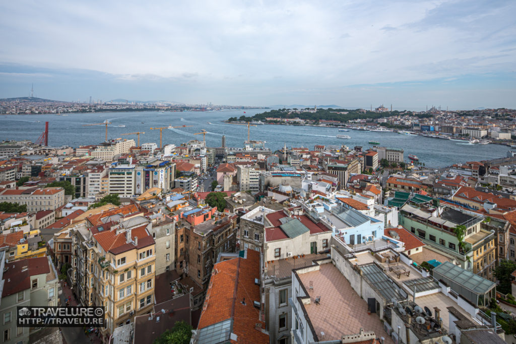 Across the Golden Horn, to the right, you can see the Historic Areas of Istanbul - Travelure ©