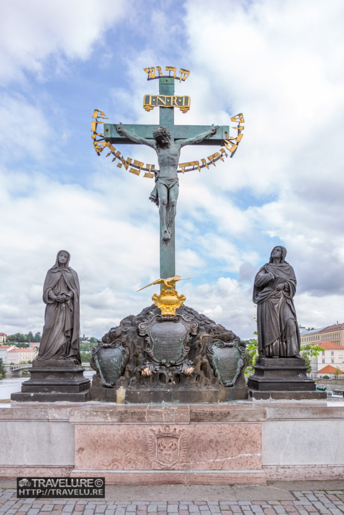 Sculpture #3 on the Northside is the Crucifix and Calvary. A historically interesting sculpture, it gained its present appearance over many centuries. - Travelure ©