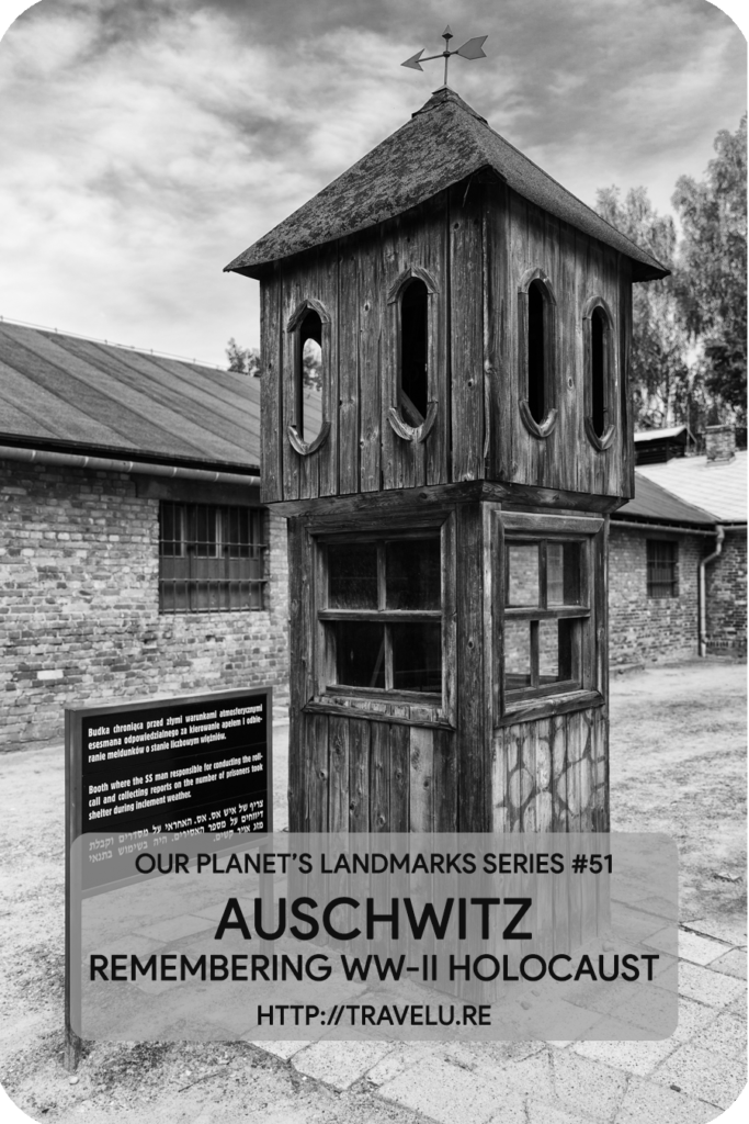 ‘The plunder of human beings was complete. They chose the healthy ones for a slow death through overwork, exhaustion, and starvation; while the others were straightaway shot, or gassed.’ - Auschwitz - Homage to the WW-II Holocaust Victims - Travelure ©