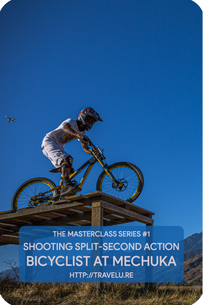 Shooting Split Second Action necessitates shooting bursts . Here's the bicyclist taking off! - Shooting Split Second Action - Bicyclist at Mechuka - Travelure ©