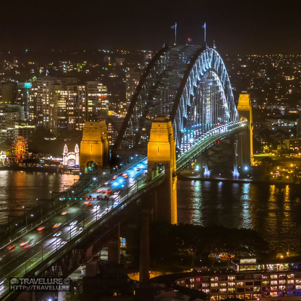 Shooting light trails - Sydney Harbour Bridge Test Shot 1 - Travelure ©