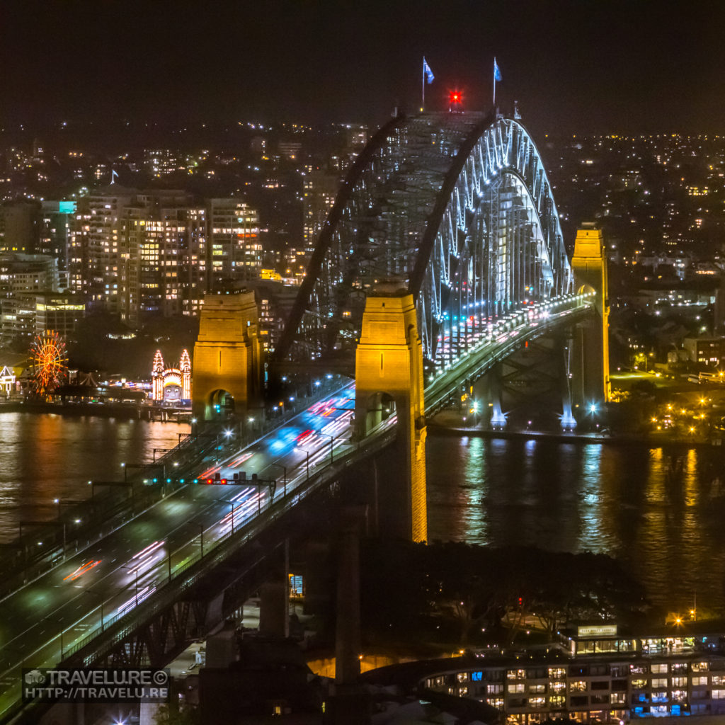 Shooting light trails - Sydney Harbour Bridge Test Shot 2 - Travelure ©