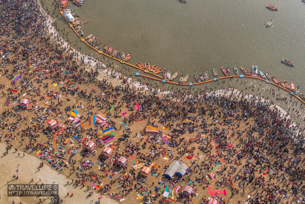 Kumbh Aerial View - Cutting the Clutter for a Balanced Frame - Travelure ©