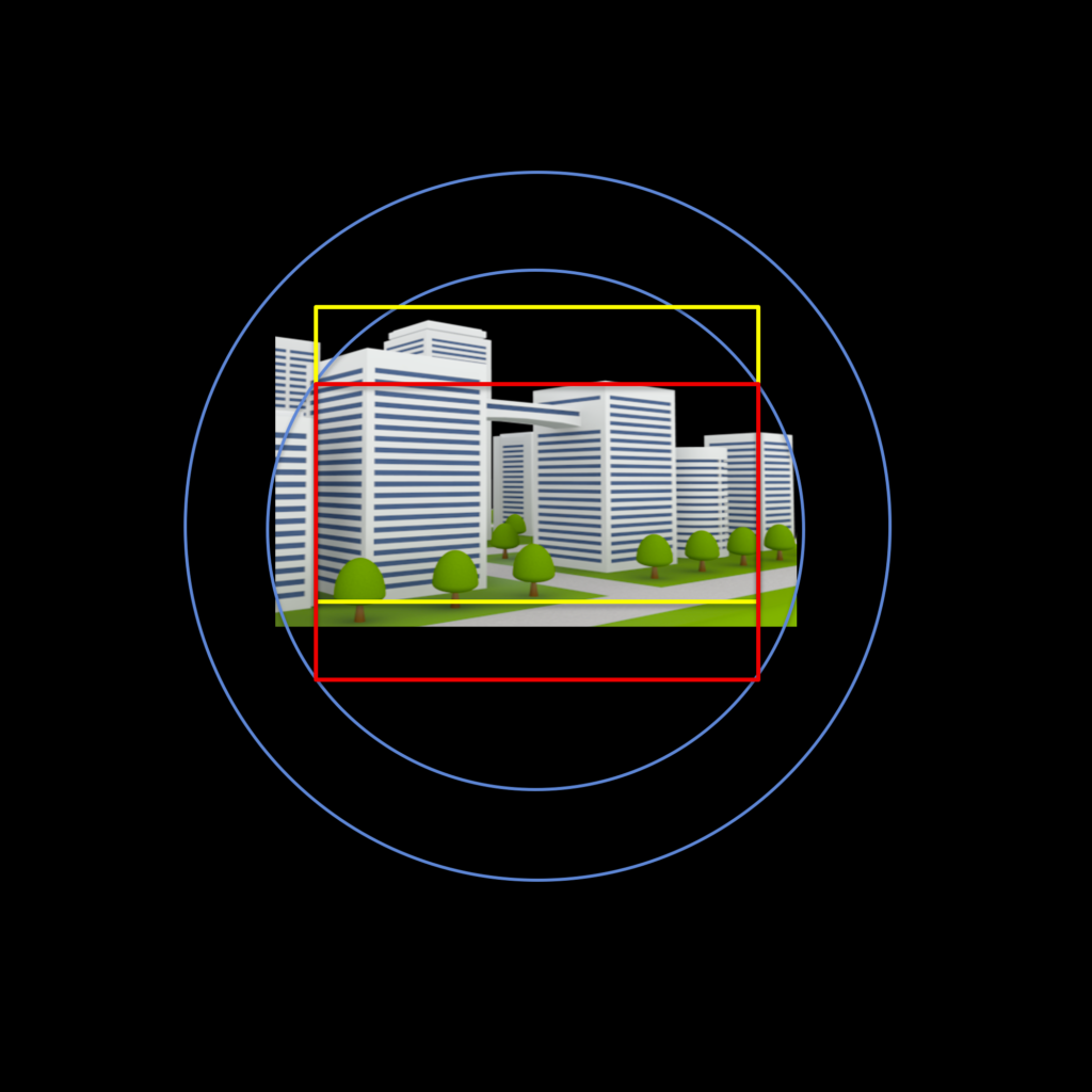 Fig 2: In a tilt-shift lens, the aperture of the lens is larger. Hence, by keeping the camera parallel to the ground and shifting the lens up, you can fit the building into the frame without any distortion. - Travelure ©