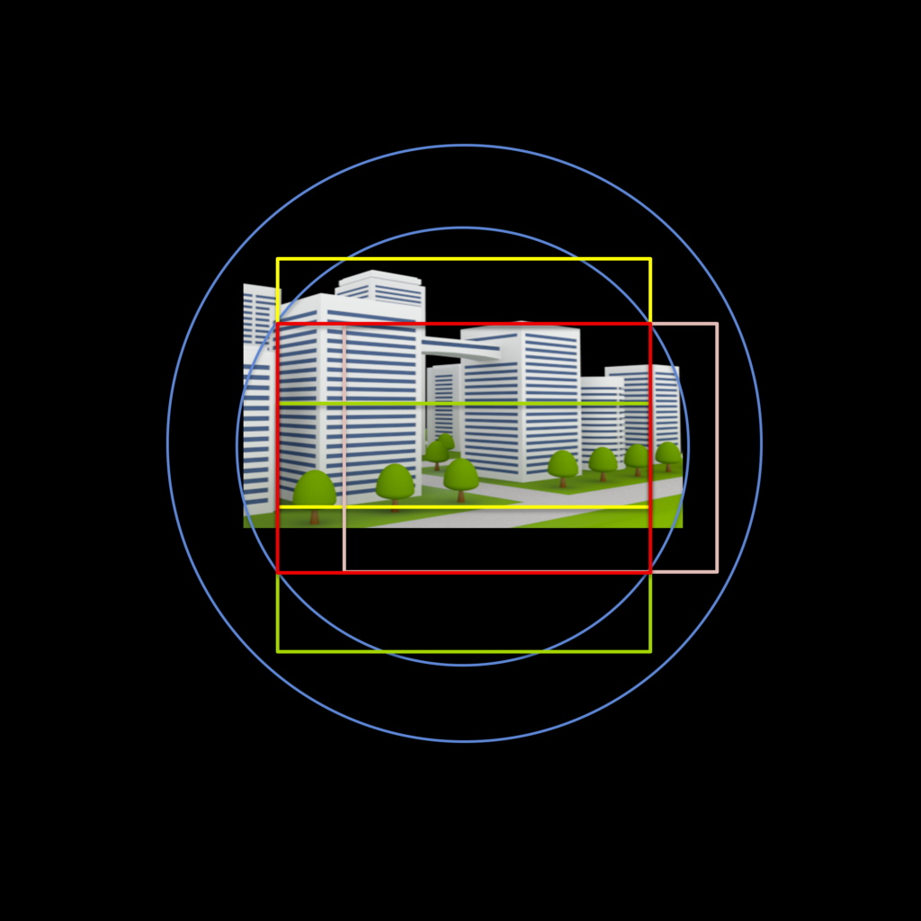 Fig 3, 4, and 5: ...and you can shift the lens in any direction. - Travelure ©