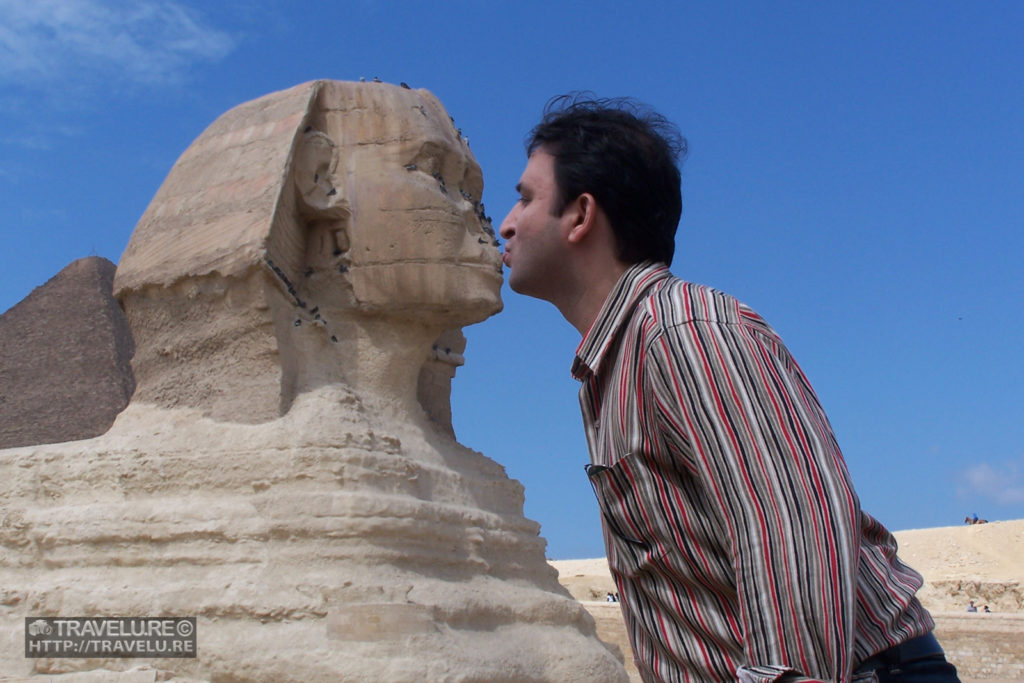 It is easy to kiss the Sphinx even if your a relative midget - Travelure ©