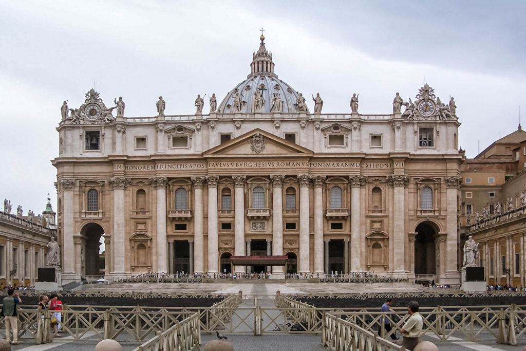 St Peter's Basilica sports a 448-feet high dome, the tallest in the world. - Travelure ©