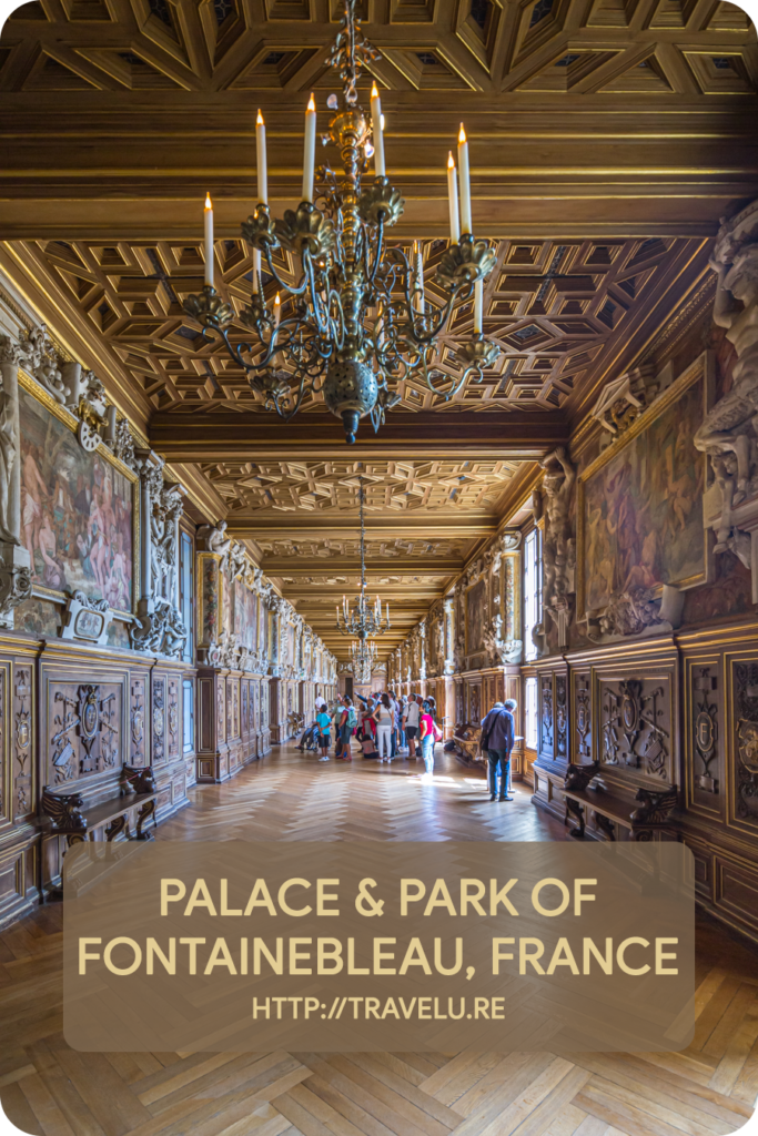 Its steep sloping roofs, the turret-like chimneys, dimensional alcoves, symmetrical arches, rectangular windows, and circular ventilators provide a pleasing look to an otherwise routine facade. - Palace and Park of Fontainebleau, France  - Travelure ©