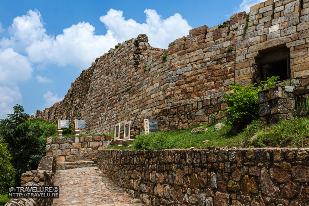 Tughlaqabad Fort, as you enter from the south gate - Travelure ©