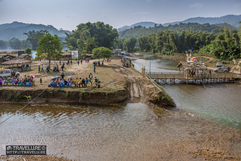 Idyllic location of BasCon - the confluence of two rivers, Hei, and Kidi - Travelure ©