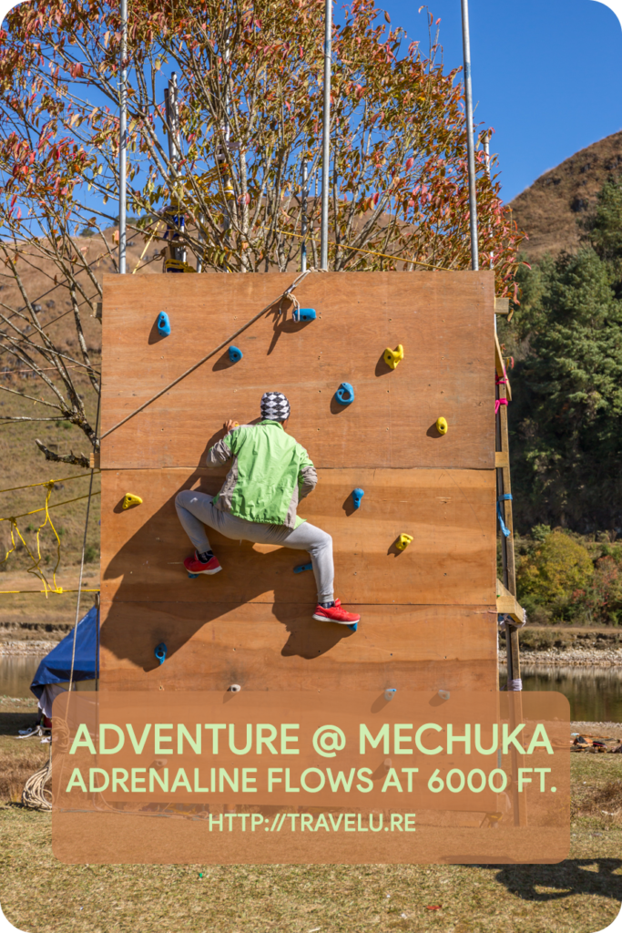 While the day activities revolved around competitive adrenaline pumping sports, the tribal song and dance performances brought alive the evenings. - Adventure @ Mechuka - Adrenaline Flows at 6000 ft. - Travelure ©