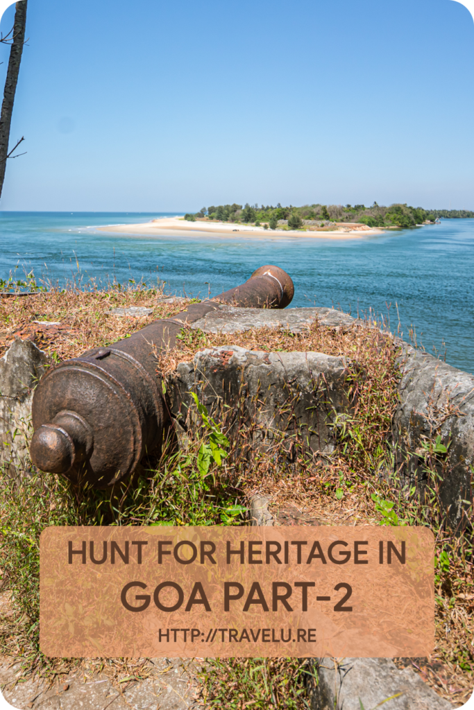 In the Portuguese era, the residents here had to paint the houses every year after monsoons. This tradition continues giving the area a vivid Portuguese palette! - Hunt for Heritage in Goa - Part 2 - Travelure ©